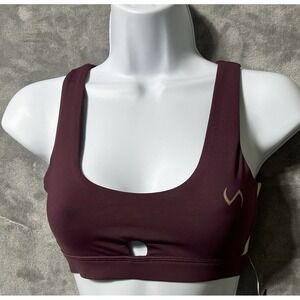 TLF Attis Sports Bra XS Loganberry Removable Padding Criss Cross Back NWT